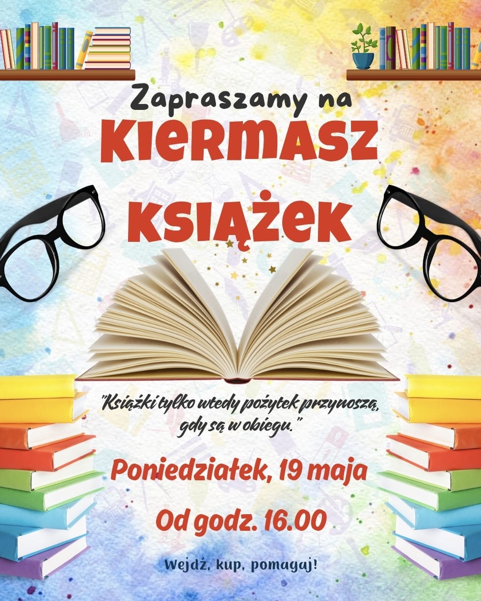 Kiermasz Książek - zaproszenie
