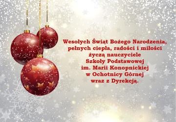 Życzenia świąteczne 2025